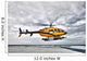 Bell 407 Utility Helicopter Wall Decal Design 4