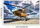 Bell 407 Utility Helicopter Wall Decal