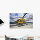 Bell 407 Utility Helicopter Wall Decal Design 2
