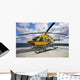 Bell 407 Utility Helicopter Wall Decal Design 2