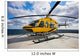 Bell 407 Utility Helicopter Wall Decal Design 2