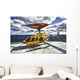 Bell 407 Utility Helicopter Wall Decal Design 1