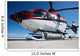 Eurocopter Ec135 Utility Helicopter Wall Decal Design 2