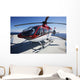 Eurocopter Ec135 Utility Helicopter Wall Decal Design 1