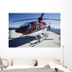 Eurocopter Ec135 Utility Helicopter Wall Decal Design 1