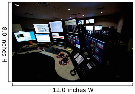 Control Room Center for Wall Decal Design 1