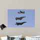 F-15 Eagle P-47 Thunderbolt Wall Decal Design 2