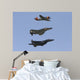 F-15 Eagle P-47 Thunderbolt Wall Decal Design 2