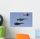 F-15 Eagle P-47 Thunderbolt Wall Decal Design 1