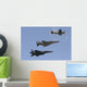 F-15 Eagle P-47 Thunderbolt Wall Decal Design 1