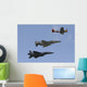 F-15 Eagle P-47 Thunderbolt Wall Decal Design 1