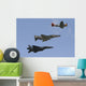 F-15 Eagle P-47 Thunderbolt Wall Decal Design 1