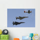 F-15 Eagle P-47 Thunderbolt Wall Decal Design 1