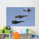 F-15 Eagle P-47 Thunderbolt Wall Decal Design 1
