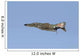 F-4 Phantom Flight over Wall Decal Design 1
