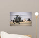 Two Ah-64 Apache Helicopters Wall Decal Design 2