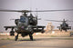 Two Ah-64 Apache Helicopters Wall Decal Design 2