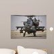 Ah-64 Apache Helicopter Returns Wall Decal Design 2