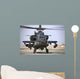 Ah-64 Apache Helicopter Wall Decal Design 1