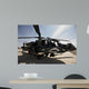Ah-64d Apache Helicopter Parked Wall Decal Design 2