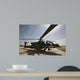 Ah-64d Apache Helicopter Parked Wall Decal Design 1