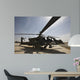 Ah-64d Apache Helicopter Parked Wall Decal Design 1