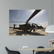 Ah-64d Apache Helicopter Parked Wall Decal Design 1