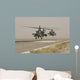 Two Ah-64 Apache Helicopters Wall Decal Design 1