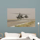 Two Ah-64 Apache Helicopters Wall Decal Design 1