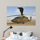 Uh-60 Black Hawk Parked Wall Decal Design 1