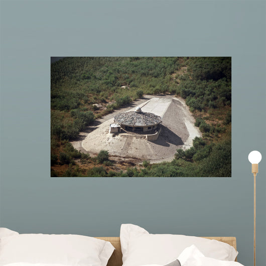 Aerial Destroyed Iraqi Ammunition Wall Decal Design 4