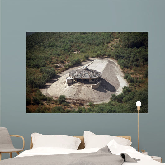 Aerial Destroyed Iraqi Ammunition Wall Decal Design 4