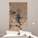 Ah-64d Apache Helicopter Flight Wall Decal Design 1