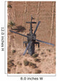 Ah-64d Apache Helicopter Flight Wall Decal Design 1