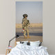 Flight Crew Member Stands Wall Decal Design 1