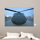 Wide Angle Uh-60 Black Wall Decal