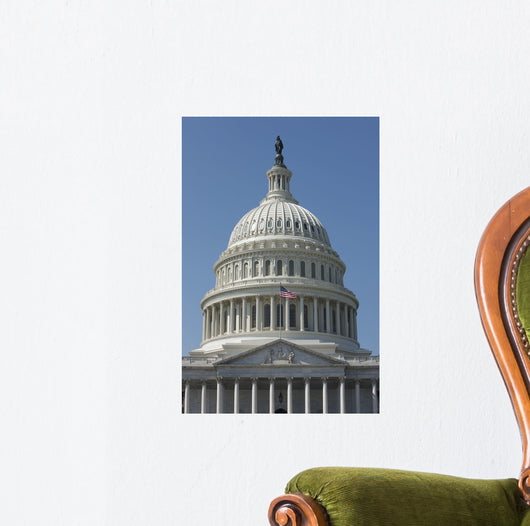 United States Capitol Building Wall Decal Design 2