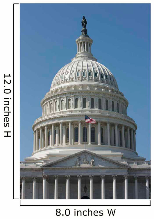 United States Capitol Building Wall Decal Design 2