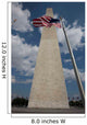 Washington Monument and American Wall Decal