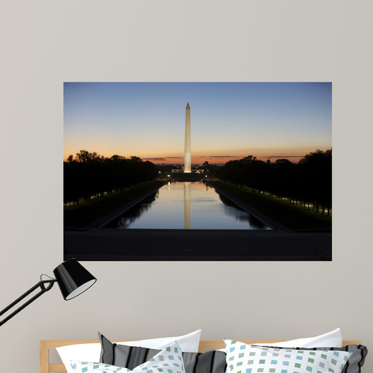 Washington Monument Sunset Washington Wall Decal