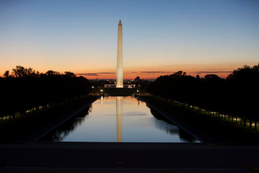 Washington Monument Sunset Washington Wall Decal