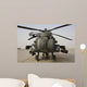 Front Ah-64d Apache Helicopter Wall Decal