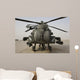 Front Ah-64d Apache Helicopter Wall Decal