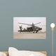 Ah-64 Apache Helicopter Taxiing Wall Decal Design 2