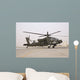 Ah-64 Apache Helicopter Taxiing Wall Decal Design 2