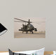 Ah-64 Apache Helicopter Taxiing Wall Decal Design 1