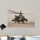 Ah-64 Apache Helicopter Taxiing Wall Decal Design 1