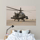 Ah-64 Apache Helicopter Taxiing Wall Decal Design 1