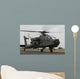 Ah-64 Apache Helicopter Runway Wall Decal Design 8