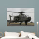 Ah-64 Apache Helicopter Runway Wall Decal Design 8